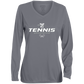 Ladies' Performance Long Sleeve V-Neck Tee