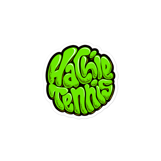 Hachie Tennis Water Bottle Sticker